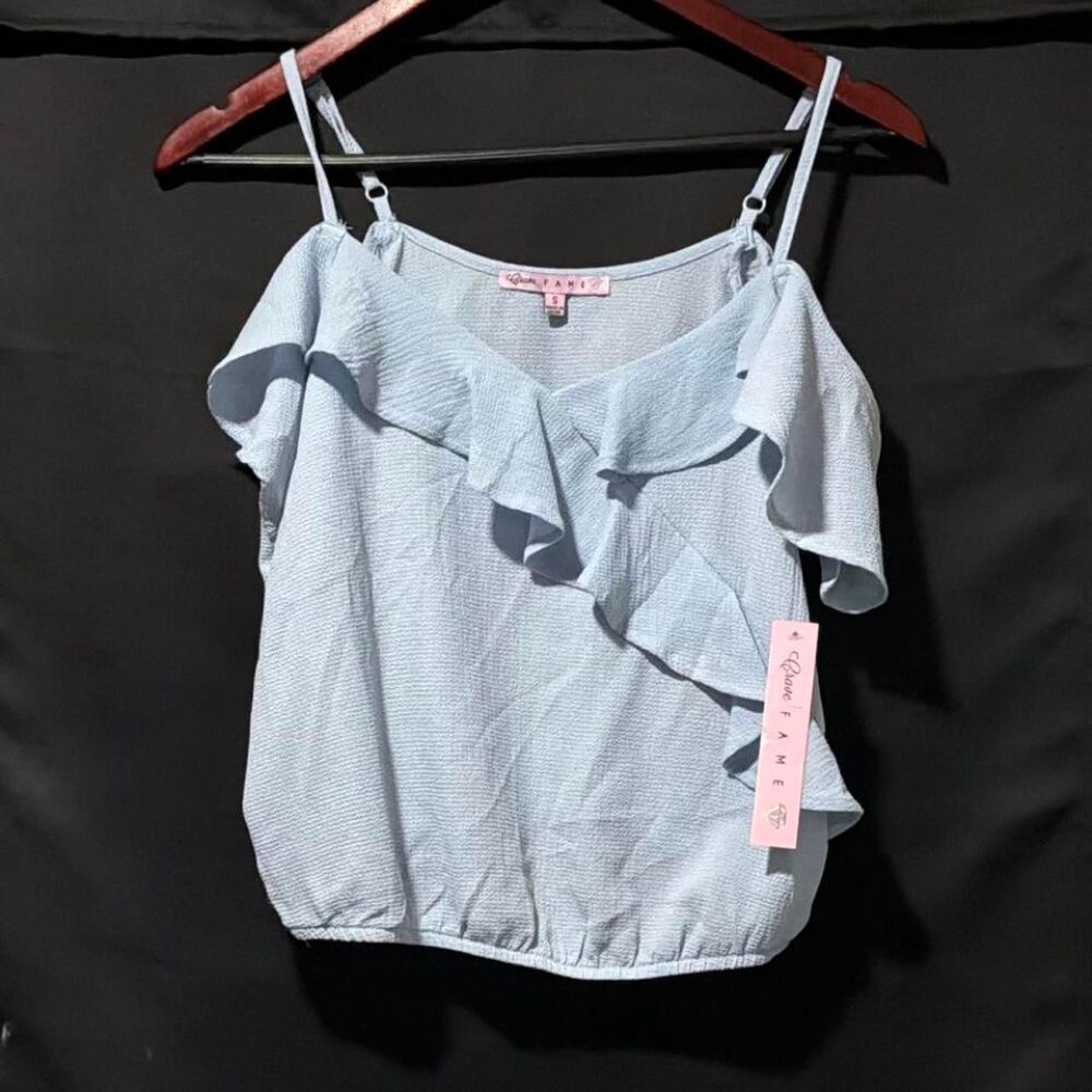 Unbranded Women's Blue Crop-top
